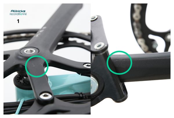 Brompton C-Line Explore Bicicleta Electrica Plegable Manillar Alto 300 Wh Turco verde - Producto Renovado