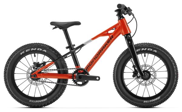 Mondraker Trick 16 Monovelocidad 16'' Roja 2024 Bicicleta de montaña para niños