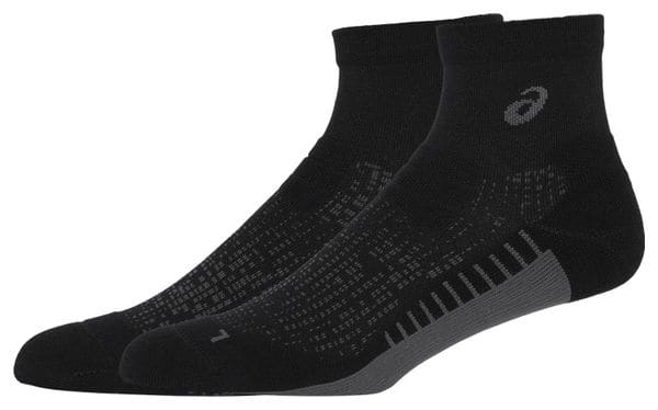 Unisex Asics Performance Run Quarter Socks Black