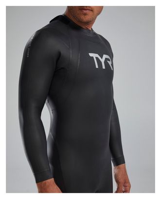 Traje de neopreno Tyr Hurricane Cat 1 Plata/Negro para hombre