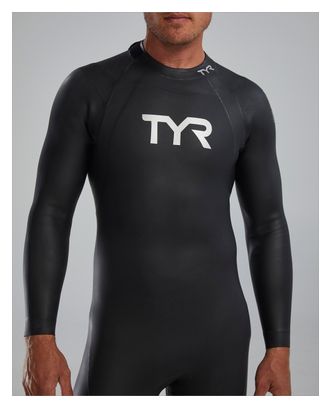 Traje de neopreno Tyr Hurricane Cat 1 Plata/Negro para hombre