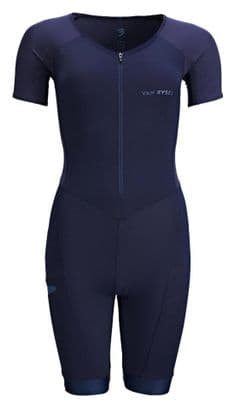 Trifunktion Kurzarm Damen Van Rysel SD Navy Blue