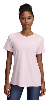 Maglietta Under Armour Tech Twist rosa da donna