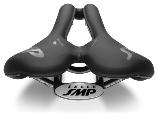 Sella SMP VT30 con binari in acciaio inossidabile nero
