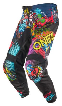 O'neal Element Vibrant veelkleurige mountainbikebroek voor kinderen