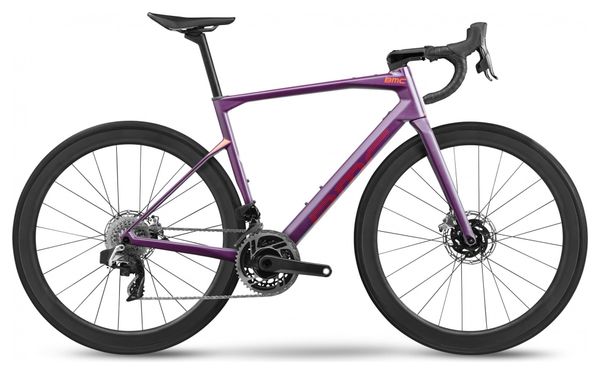 Vélo de Route BMC Roadmachine 01 Four Sram Force eTap AXS 12V 700 mm Violet Rouge 2022