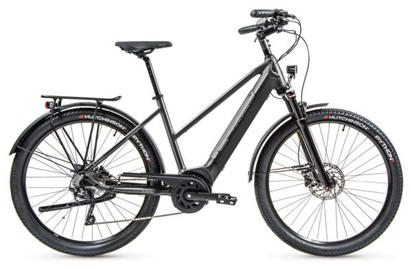 Peugeot eT01 Crossover Equipé Mixte D10 Powertube Electric City Bike Shimano Deore 10S 500 Wh 27.5'' Dark Grey 2022