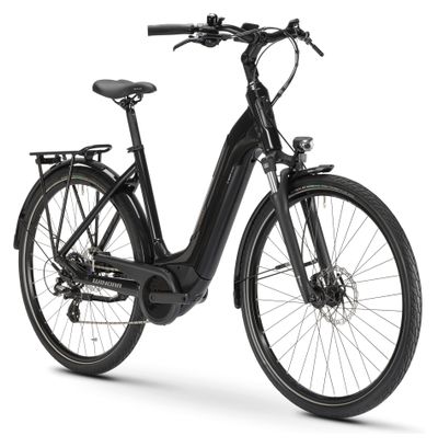 Bicicleta eléctrica urbana Winora Tria X7 Low Shimano Altus 7V 500 Wh 700 mm Negro