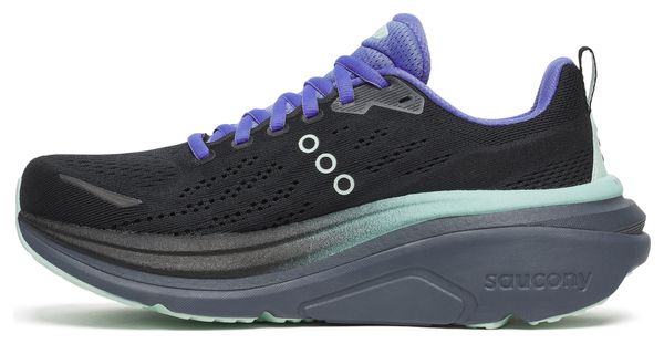 Zapatillas de running Saucony Hurricane 25 Negro/Violeta Mujer