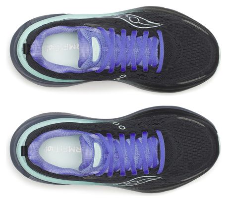 Zapatillas de running Saucony Hurricane 25 Negro/Violeta Mujer