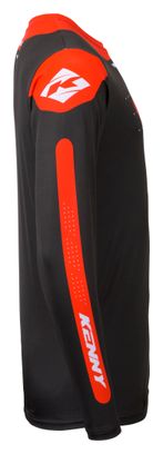 Maglia a maniche lunghe Kenny Elite nera/rossa per bambini