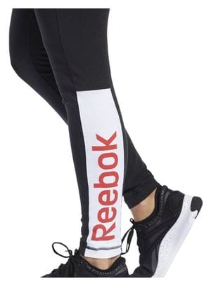 Legging Noir Femme Reebok TE Linear Logo