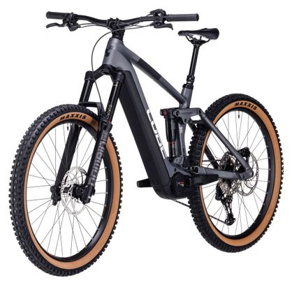 Cube Stereo Hybrid 160 HPC Race 750 27.5 Electric Full Suspension MTB Shimano Deore 12S 750 Wh 27.5'' Grijs Metaal 2023