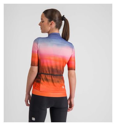 Maillot Manches Courtes Femme Sportful Flow Supergiara Corail