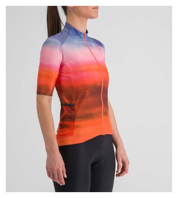 Maillot Manches Courtes Femme Sportful Flow Supergiara Corail