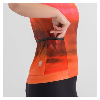 Maillot Manches Courtes Femme Sportful Flow Supergiara Corail