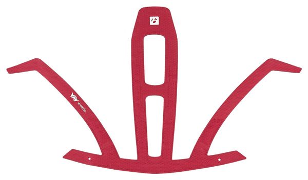 Almohadilla para casco Bontrager Specter WaveCel rojo