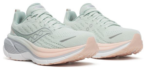 Zapatillas de running Saucony Hurricane 25 Verde/Rosa Mujer