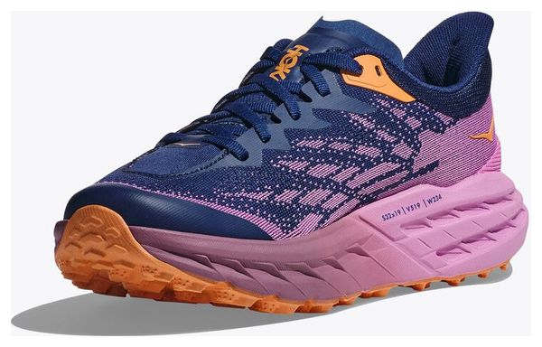 Trail Running Women's Hoka Speedgoat 5 Blau Rosa Orange