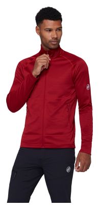 Giacca in pile Mammut Crag ML rossa da uomo