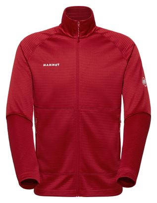 Giacca in pile Mammut Crag ML rossa da uomo