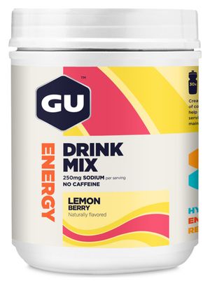 GU Drink Mix Bevanda energetica Limone Frutti rossi 840 g
