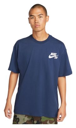 T-shirt manches courtes Nike SB Logo Skate Bleu