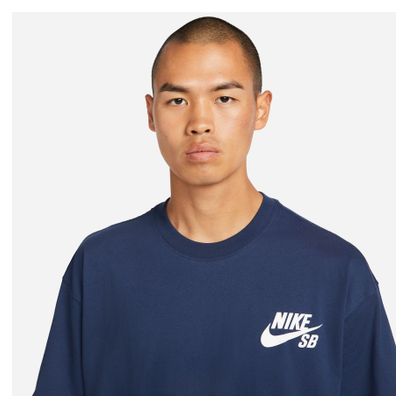 Nike SB Logo Skate T-Shirt Blau