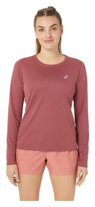Maillot manches longues Asics Core Run Rouge Femme