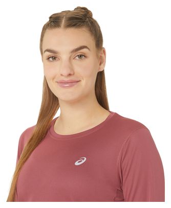 Camiseta de manga larga para mujer Asics Core Run Roja