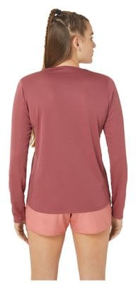 Maillot manches longues Asics Core Run Rouge Femme