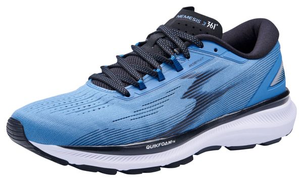 Chaussures de running 361-Nemesis 3 (2E) Denim/Peacock Blue