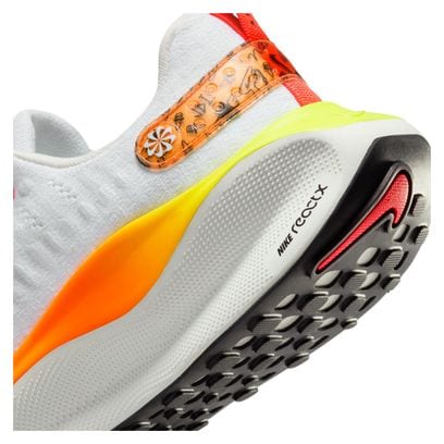 Chaussures Running Nike InfinityRN 4 Blanc Orange Jaune Homme