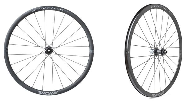 Paire de Roues Miche Syntium Aero DX Tubeless 700 Disc | 12x100mm | 12x142mm | Centerlock