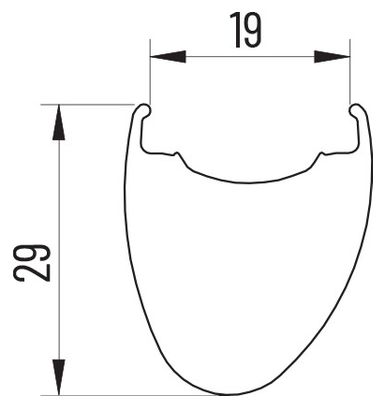 Paar Miche Syntium Aero DX Tubeless 700 Disc-Laufräder | 12x100mm | 12x142mm | Centerlock
