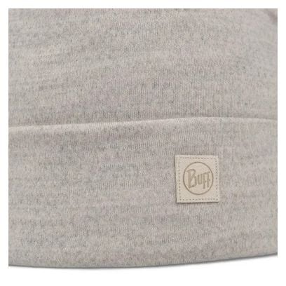 Buff Merino Heavyweight Beanie Solid Grey