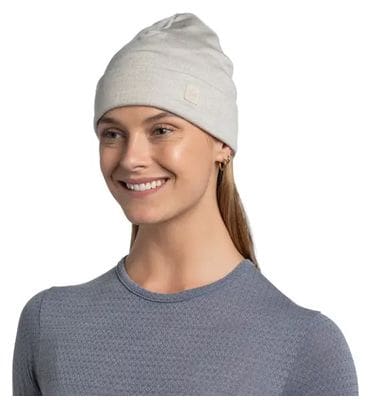 Buff Merino Heavyweight Beanie Solid Grey