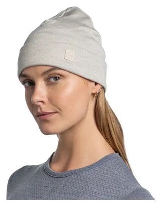 Buff Merino Heavyweight Beanie Solid Grey