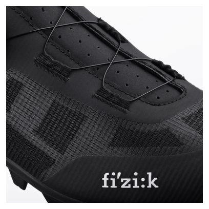 Fizik Proxy Wide Black Gravel Shoes