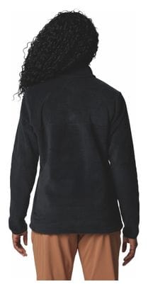 Columbia Forro polar Benton Springs 1/2 Snap Mujer Negro