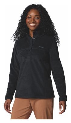 Columbia Forro polar Benton Springs 1/2 Snap Mujer Negro