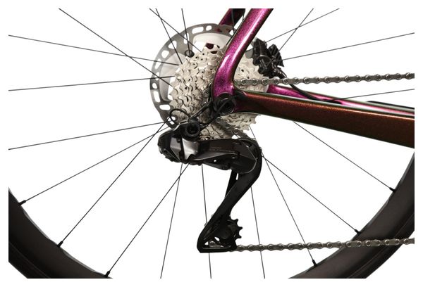 Cervelo P5 Triathlonrad Shimano Ultegra Di2 Di2 12S 700 mm Lila