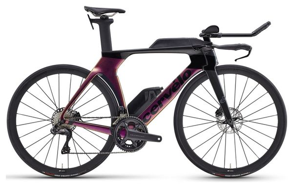 Cervelo P5 Triathlonrad Shimano Ultegra Di2 Di2 12S 700 mm Lila