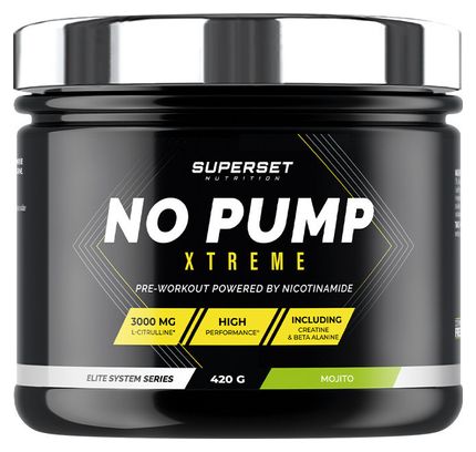 No Pump Xtreme (420g) - Superset Nutrition - Mojito - Preworkout