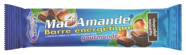 Fenioux Mac&#39;Amande barretta energetica cioccolato nocciola 27g