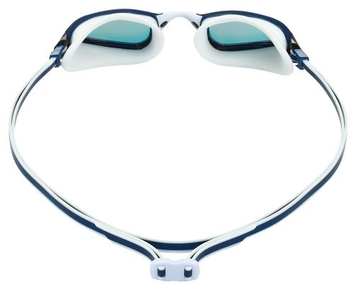 Occhialini da nuoto Aquasphere Fastlane Blu/Bianco - Lenti Specchiate Rosse