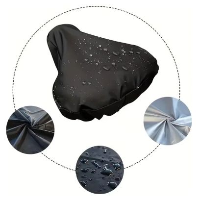 Housse de pluie imperméable pour selle de vélo – Protection PVC