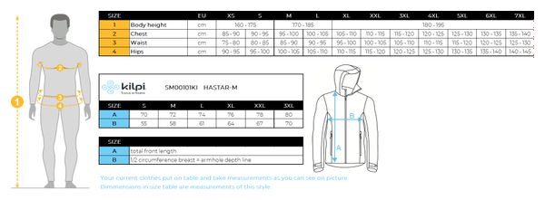 Veste imperméable DERMIZAX homme Kilpi HASTAR-M