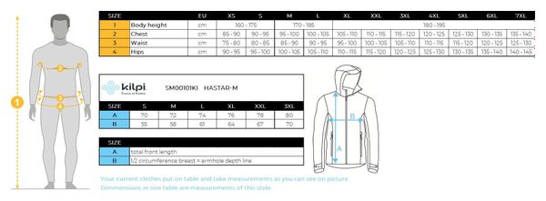 Veste imperméable DERMIZAX homme Kilpi HASTAR-M