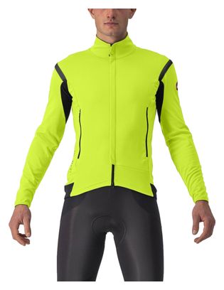 Castelli Perfetto RoS 2 Langarm-Jacke Dunkelgrau/Gelb